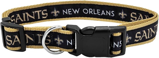 Pets First NFL New Orleans Saints Licensed PET COLLAR, Extra Large by PETSFIRST