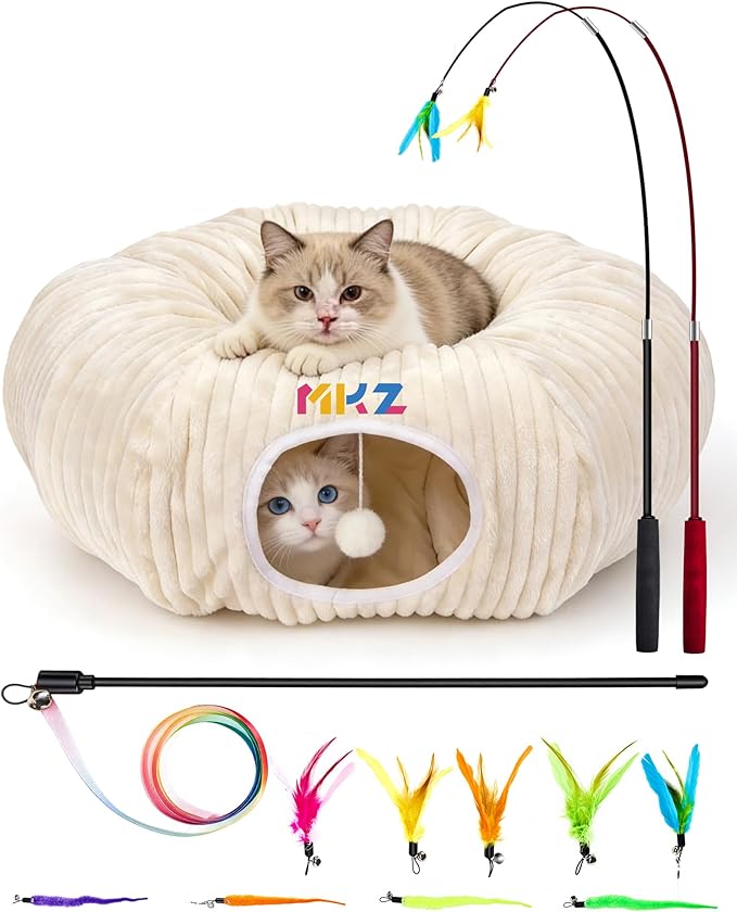 Cat Tunnel for Indoor Cats by MKZ