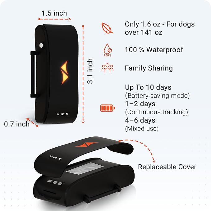 PAJ GPS Dog Tracker - 4G Real-Time Tracking & Runaway Alerts - Waterproof - Image 7