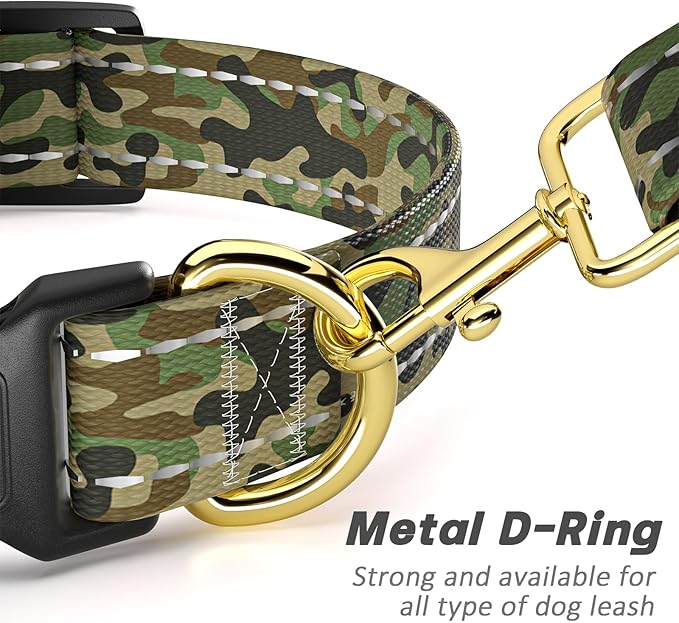 MOODEL Reflective Dog Collar for Extra Small Dogs Cats, Cute Camouflage - Image 5