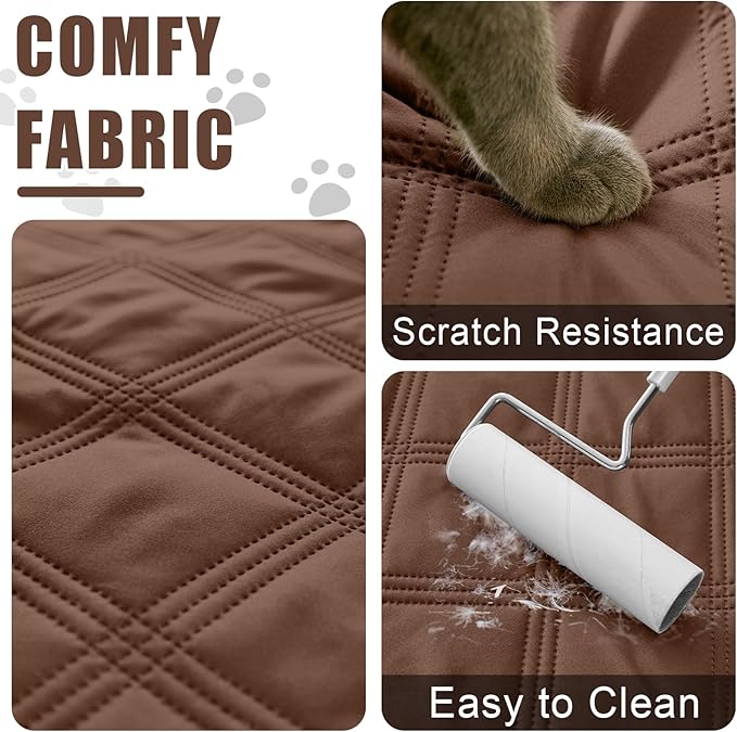 Smiry Waterproof Dog Bed Cover Blanket 82x102, Soft Reversible Pet Blanket - Image 4