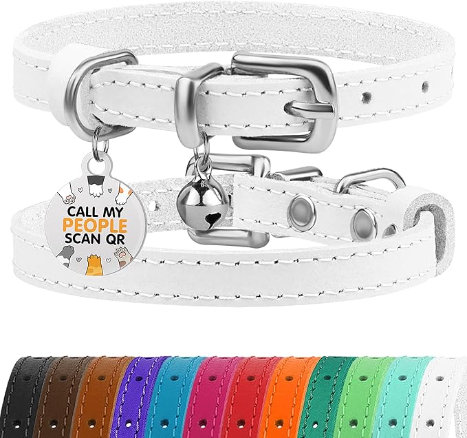 BRONZEDOG Leather Cat Collar by BRONZEDOG