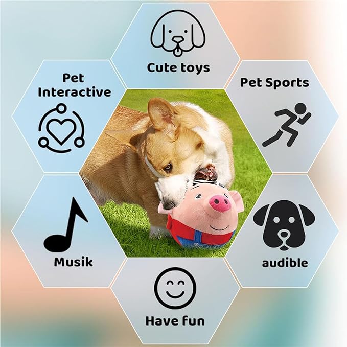 Interactive Dog Toys, Active Moving Pet Plush Toy - Image 5