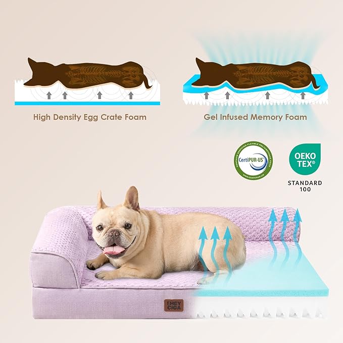 EHEYCIGA XXL Dog Bed Memory Foam, Orthopedic Giant Dog Bed Jumbo - Image 4