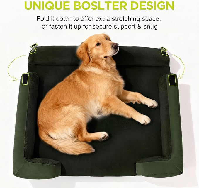 Orthopedic Dog Bed for Extra Large Dogs, XXL Waterproof Egg Crate Memory Foam - Image 3