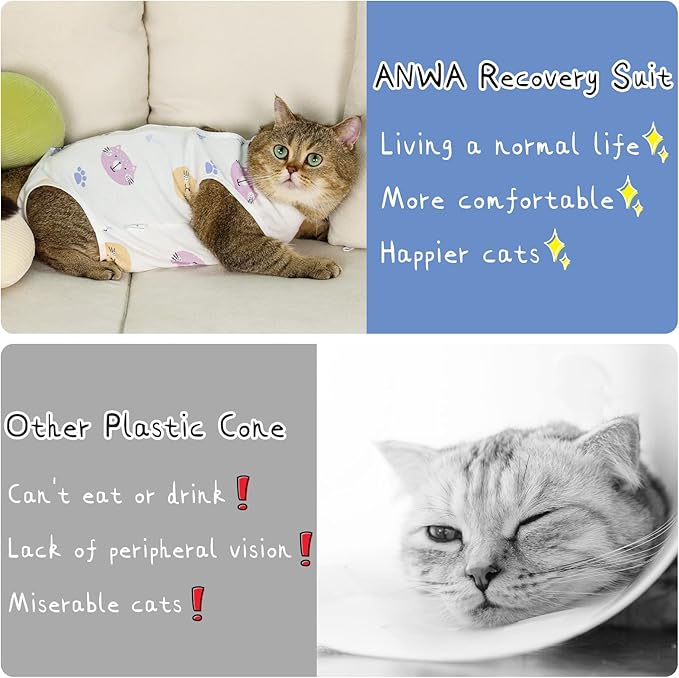 ANWA 2 Pack Cat Recovery Suit - Image 7