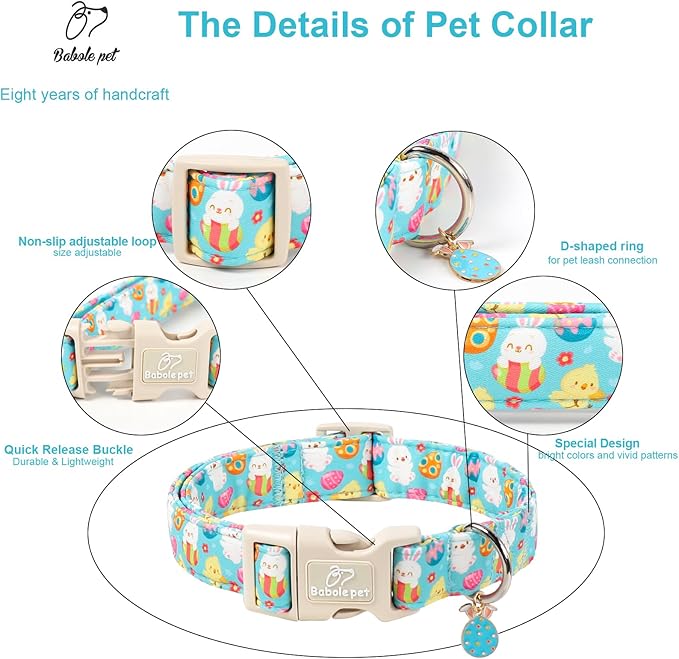 Easter Dog Collar for Medium Dogs - Image 3