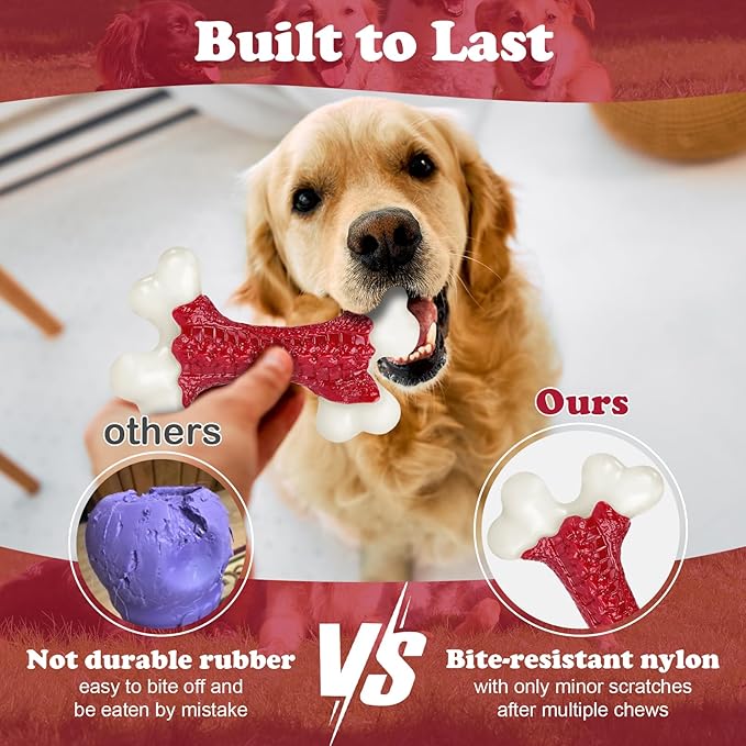 6-Pack Tough Dog Toys, Toys for Aggressive Chewers Large Breed, Chew Dogs - Image 6