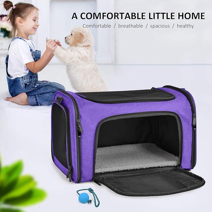 Henkelion Pet Carrier for Small Medium Cats Dogs Puppies up to 15 Lbs, Airline - Image 7