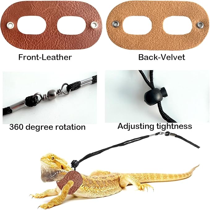 Leopard Gecko Travel Carrier, Bearded Dragon Travel Backpack - Image 4