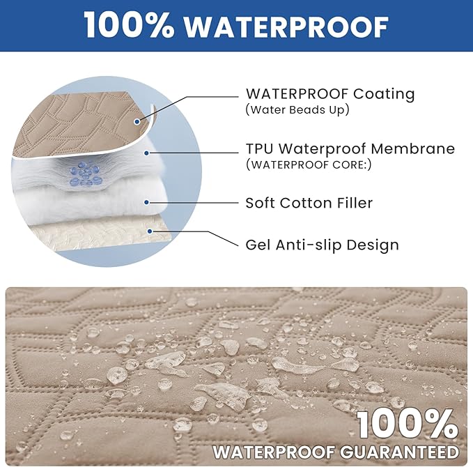 Waterproof Dog Blanket, Non-Slip Soft Pet Bed Cover, Couch Cover - Image 2