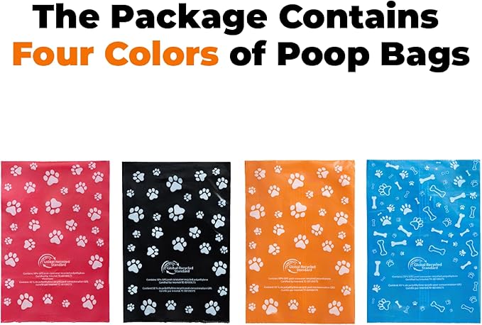 Best Pet Supplies Poop Bags for Dogs, 50% Post-Consumer Recycled Content dog - Image 3