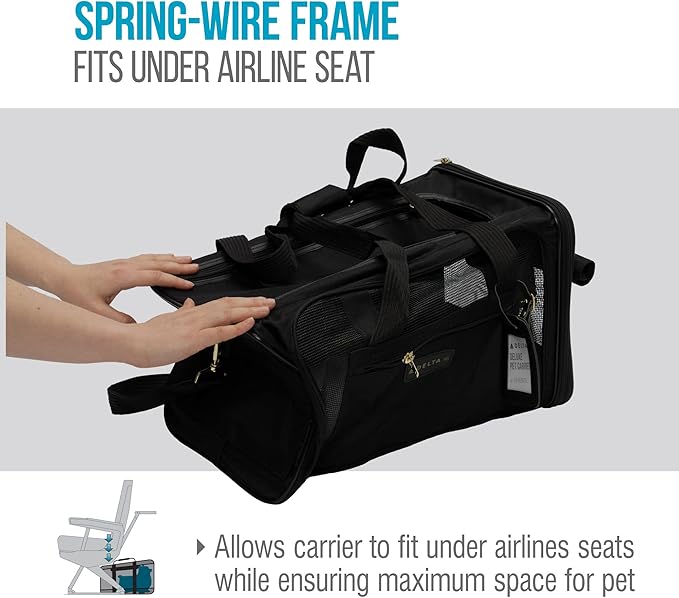 Sherpa Delta Airlines Travel Pet Carrier, Airline Approved & Guaranteed On Board - Image 8