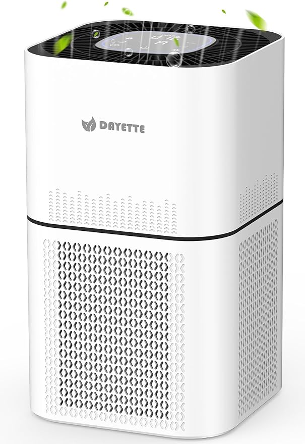 DAYETTE Air Purifiers for Home Large Room Up to 2200ft², H14 Ture Hepa Air by Dayette
