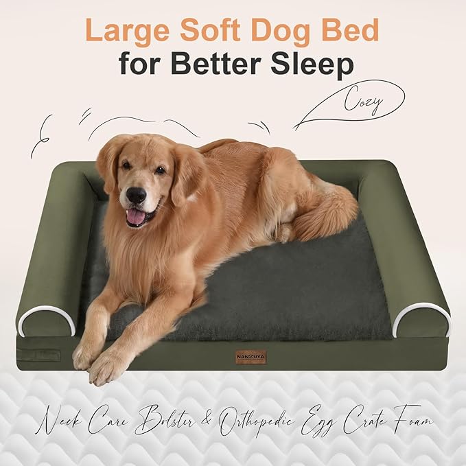 Large Dog Bed Orthopedic Washable: Beds Bolster XL Bed Large Big Dogs Memory - Image 2