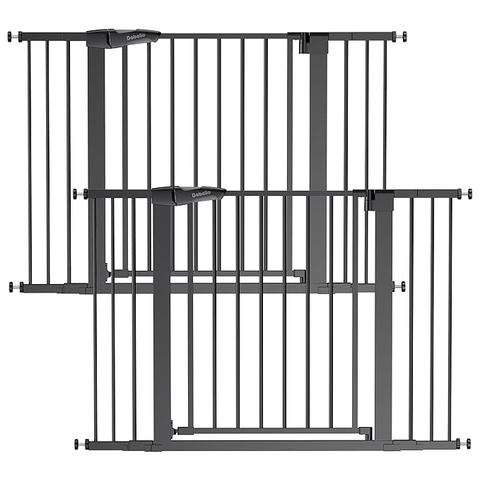 Babelio Baby Gate for Doorways and Stairs, 29-48" Auto Close Dog Gate by BABELIO