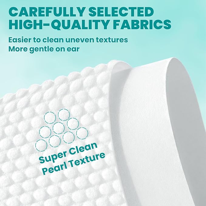Wider Ear Cleaner Finger Wipes 60 Counts, Dog Ear Cleaner, Grooming Kit Care - Image 6