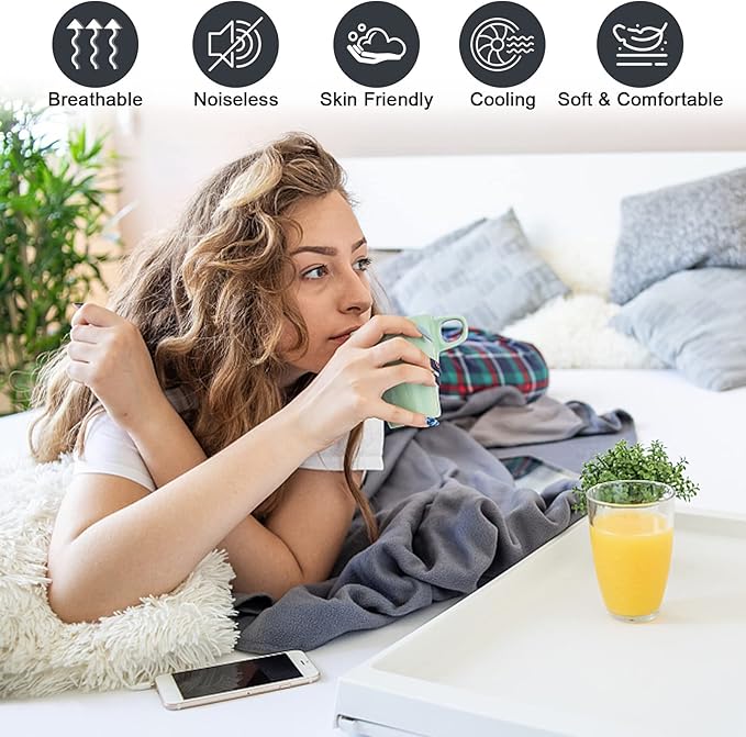 Waterproof Mattress Protector King Size, Fitted Sheet Style Breathable Mattress - Image 2