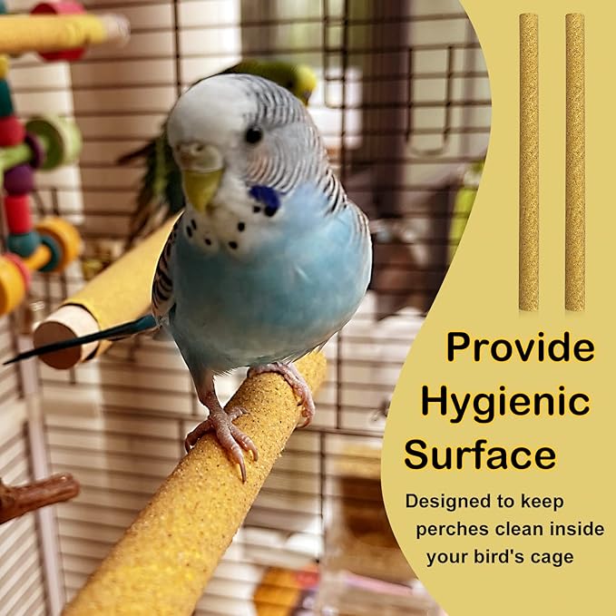 S&X 24-Pack Sand Perch Covers for Parakeets Canaries Finches & Other Small Birds - Image 3