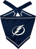 Pets First NHL Tampa Bay Lightning TIE Bandana, Size Large/X-Large. Dog Bandana by PETSFIRST