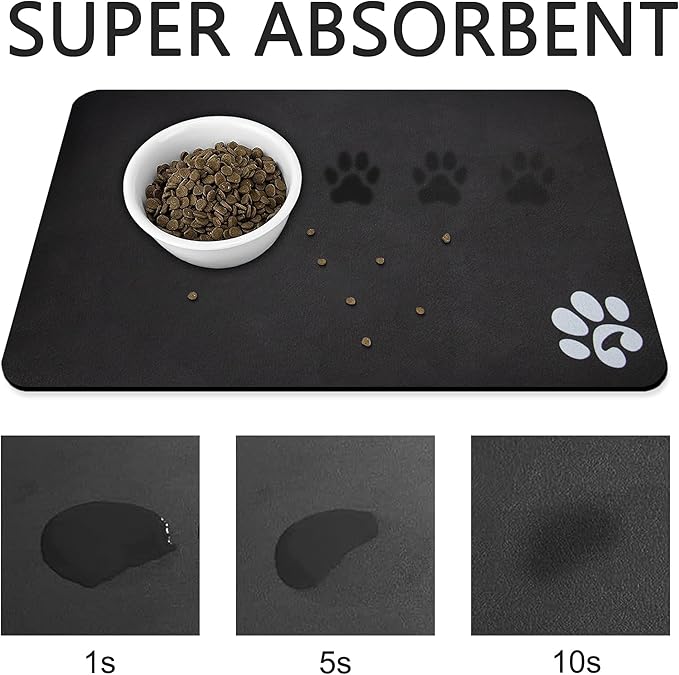 YCT Pet Cat Food Mats for Dog Food Mat, Cat Mat for Food, Pet Dog Cat Feeding - Image 2