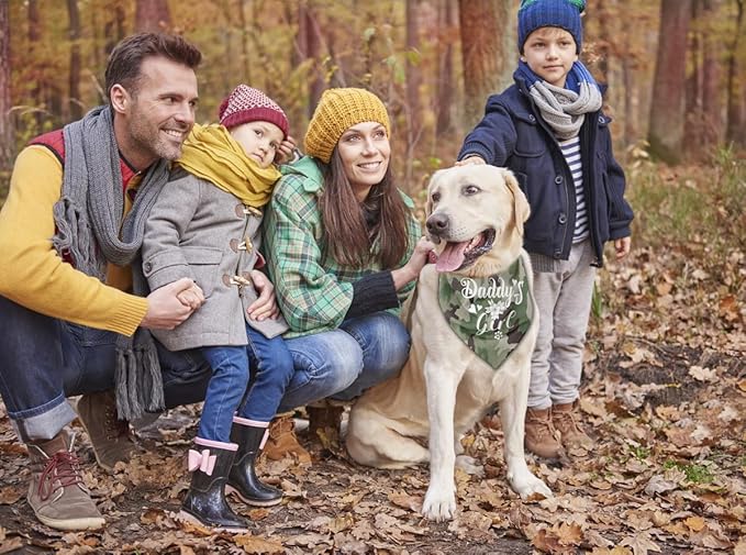 Dog Bandana, My Dad is My Hero, Dogs Scarf Classical Printing, Dogs Scarf - Image 5