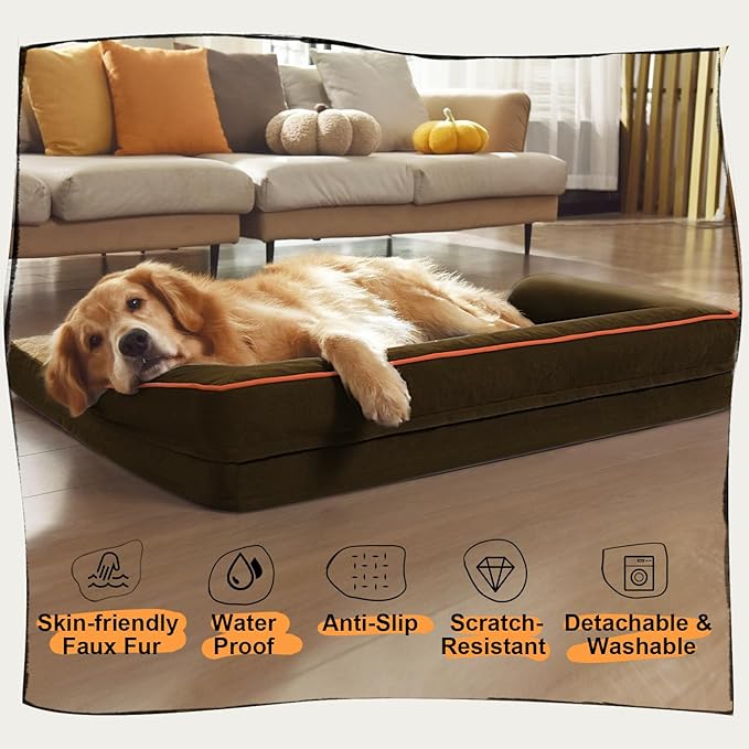 Small Dog Bed and Cat Sofa Waterproof Orthopedic Dog Beds - Image 6