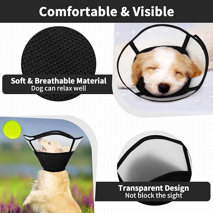 Allroaring Dog Cone Collar, Soft Dog Cones - Image 4