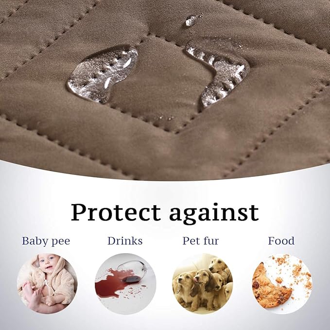 H.VERSAILTEX Reversible Loveseat Cover Furniture Protector Anti-Slip Water - Image 3
