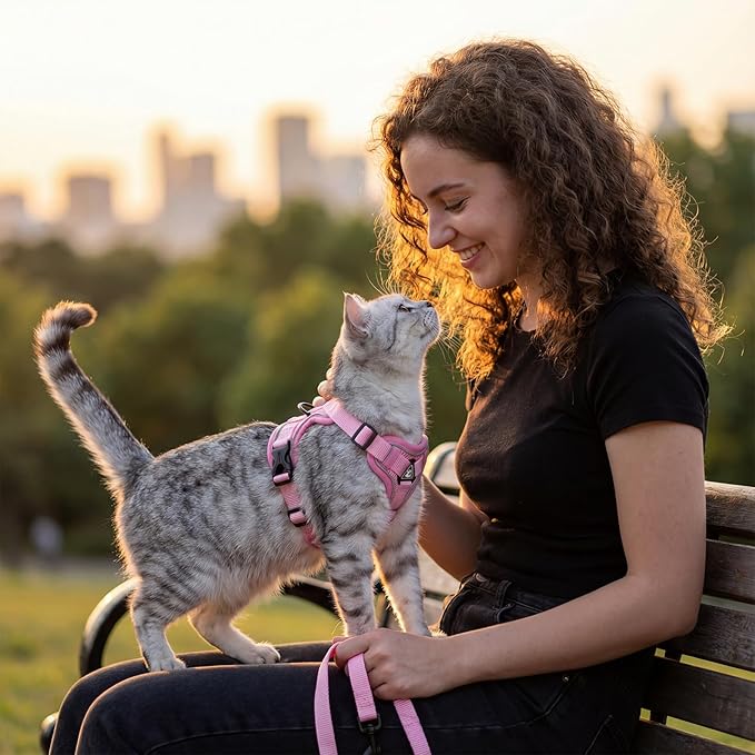 Cat Harness and Leash Set Escape Proof Tactical Medium Kitten Harness Emotional - Image 8
