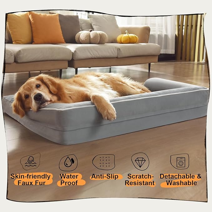 Dog Bed Medium Size Dog-Orthopedic Waterproof Bed - Image 6