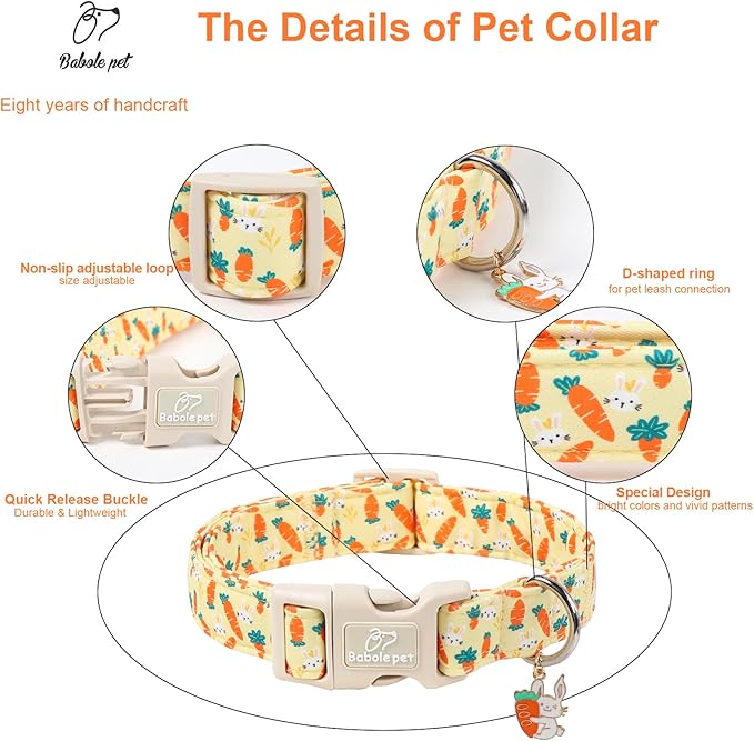 Easter Dog Collar for Puppy Small Dogs - Image 3