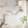 Cat Shelves for Wall，Solid Wood Cat Wall Furniture by MADNIU