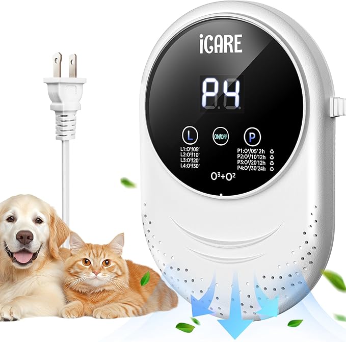 Ozone Odor Eliminator for Strong Odor 99% Cat Litter Deodorizer Pets Poof Odor - Image 9