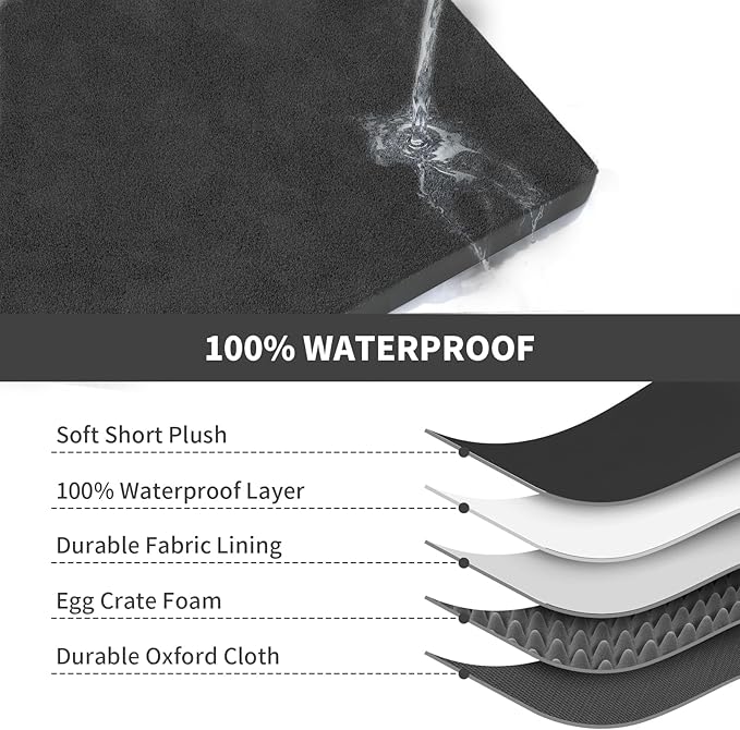Orthopedic Dog Bed for Extra Large Dogs, XL Comfort Pet Mat for Large Sized Dog - Image 6