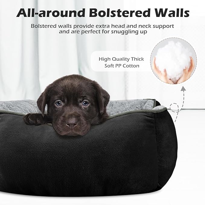 INVENHO Medium Dog Bed Rectangle Washable Orthopedic Soft Calming Sleeping Pet - Image 2