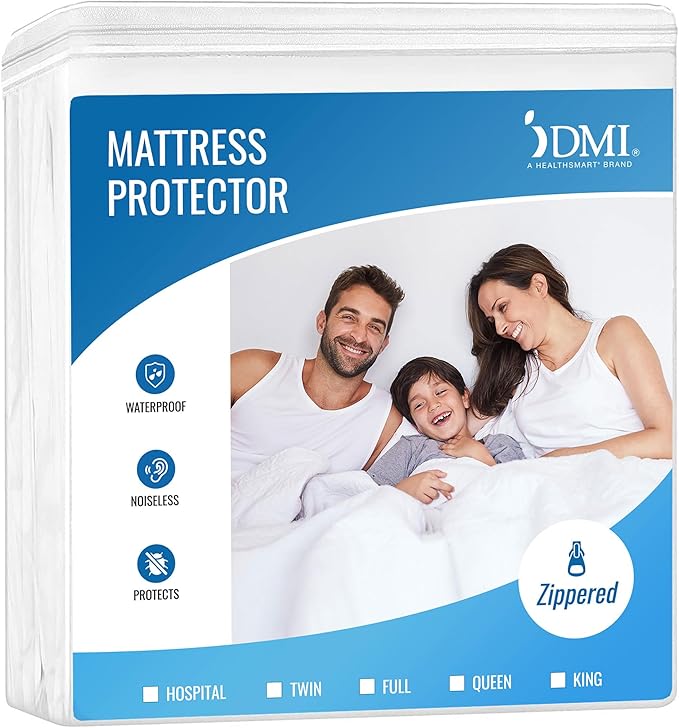 DMI Waterproof Mattress Protector, Mattress Pad, Waterproof Mattress Cover by DMI