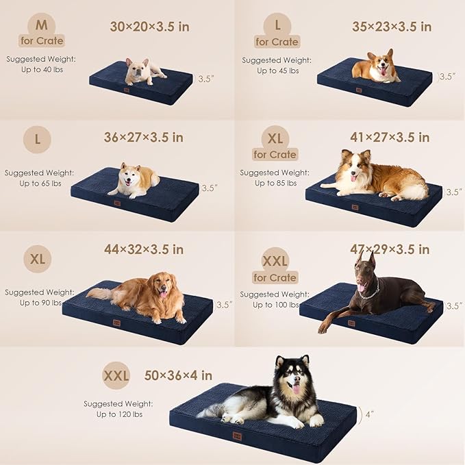 EHEYCIGA Orthopedic XL Dog Beds - Image 3