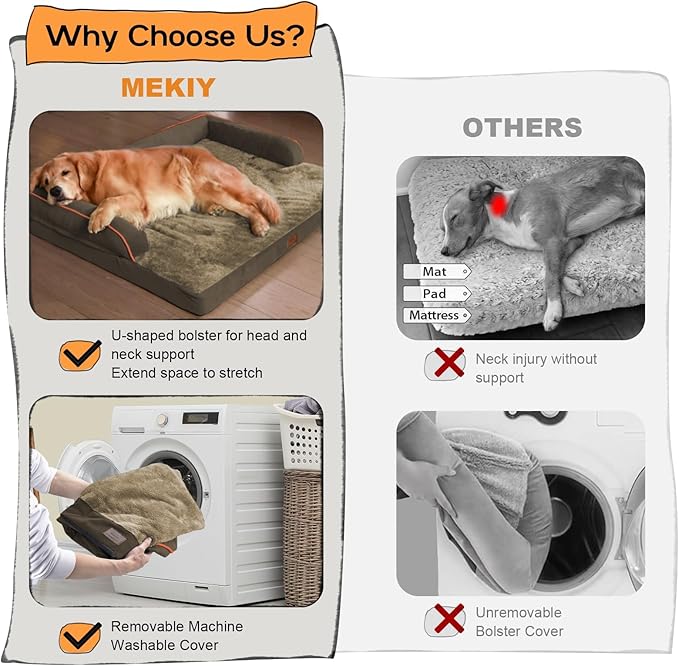 Extra Large Dog Bed-Orthopedic Waterproof XL Dog Bed - Image 4