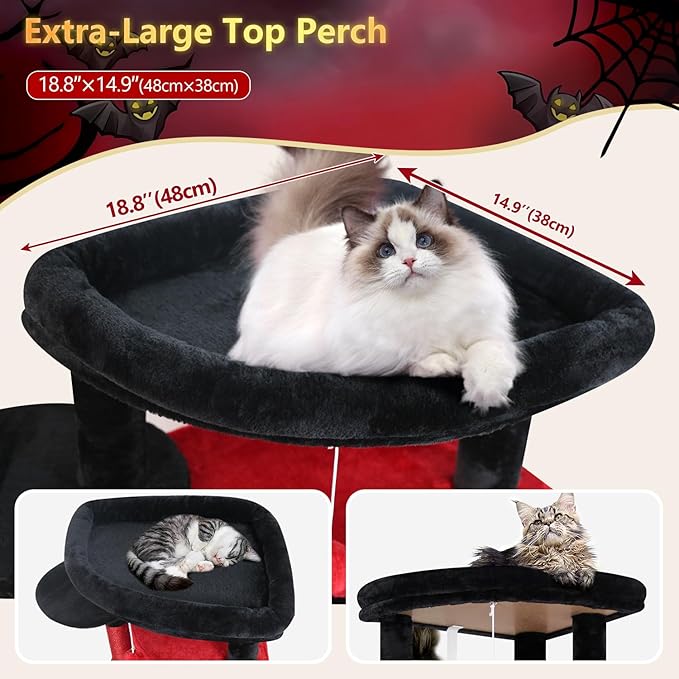 Globlazer Gothic Corner Cat Tree Tower - Image 3