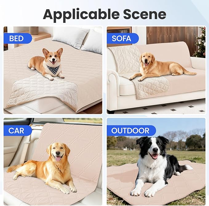 Waterproof Dog Blanket, Non-Slip Soft Pet Bed Cover, Couch Cover - Image 5