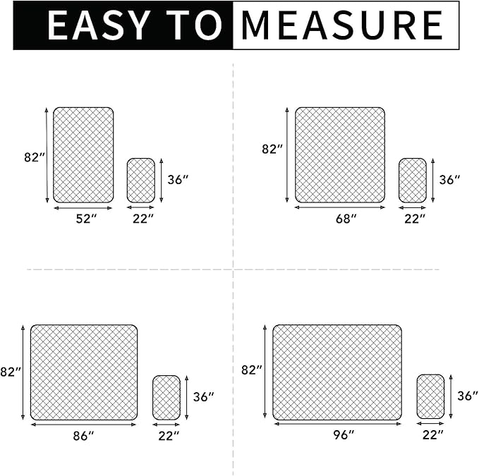 Easy-Going 100% Waterproof Dog Bed Cover Washable Couch Cover Non-Slip Sofa - Image 7