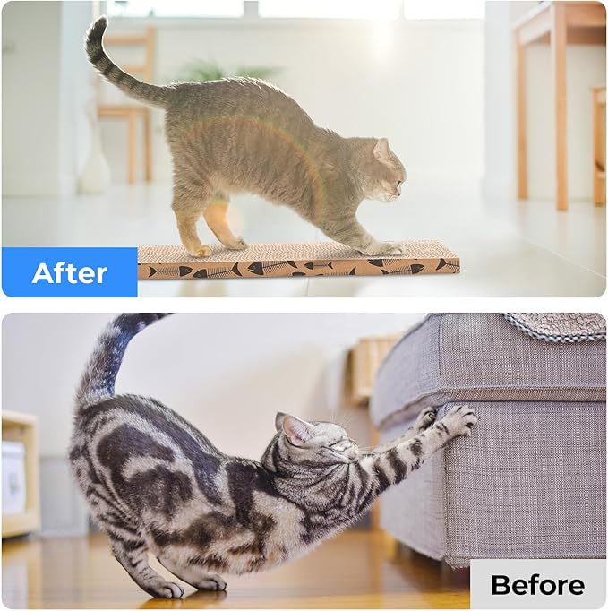Mini Cat Scratching Board Small Cat Scratcher Cardboard Cat Scratch pad Cat - Image 6