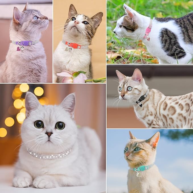 Rhinestone Cat Collar Breakaway - Image 4