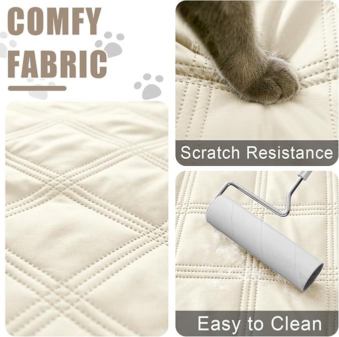 Smiry Waterproof Dog Bed Cover Blanket 68x82, Soft Reversible Pet Blanket - Image 4