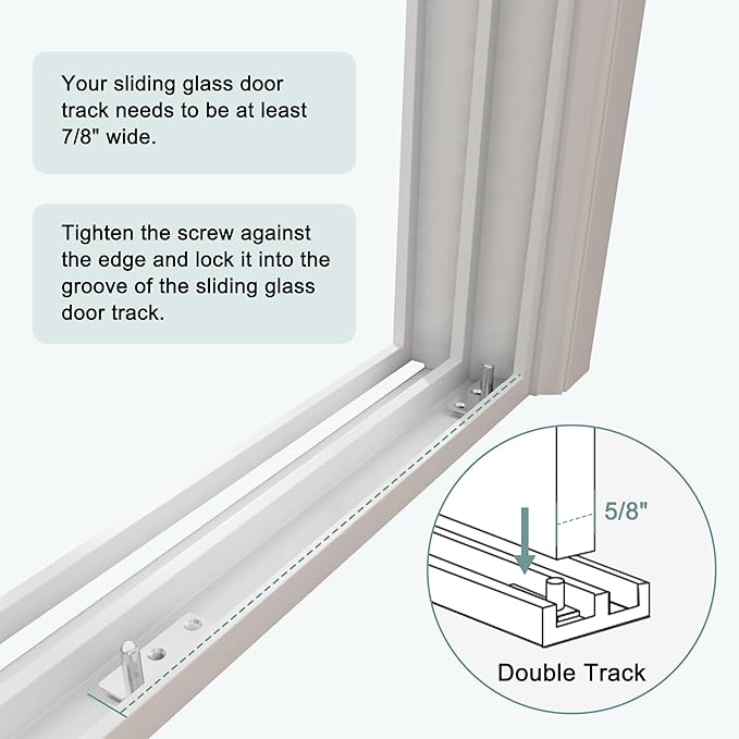 Sliding Glass Pet Door Insert, Easy Install Aluminum Doggy Door - Image 6