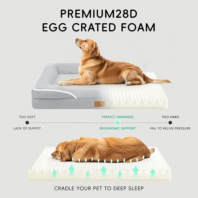 Homemate Dog Beds Large Sized Dog: 36x27 inch Orthopedic Large Dogs Bed XL - Image 4