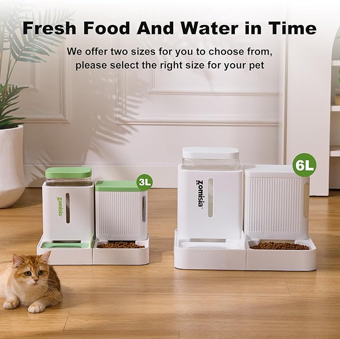 Gravity Dog Food and Water Dispenser, 2 in 1 Automatic Dog Feeder - Image 7