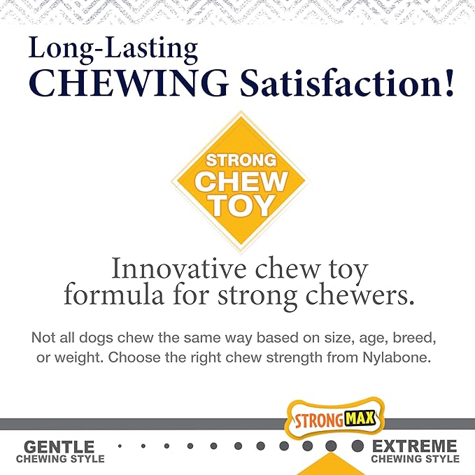 Nylabone Gourmet Style Femur Bone Strong Chew Toy - Image 8