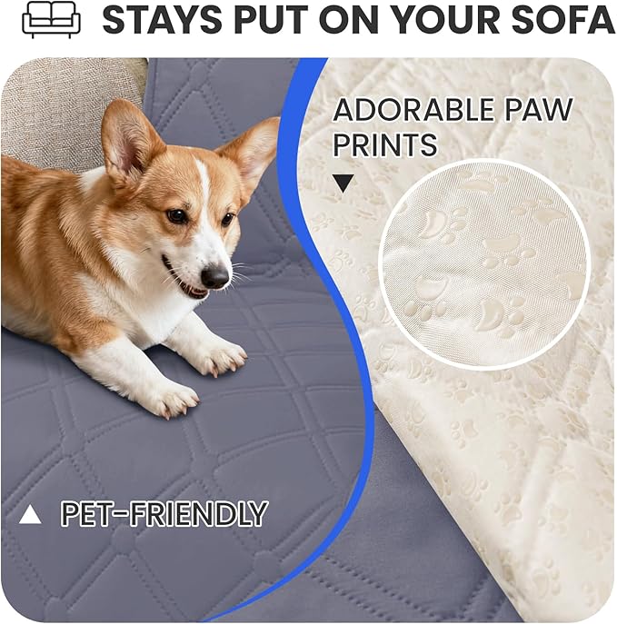Waterproof Dog Blanket, Non-Slip Soft Pet Bed Cover, Couch Cover - Image 3